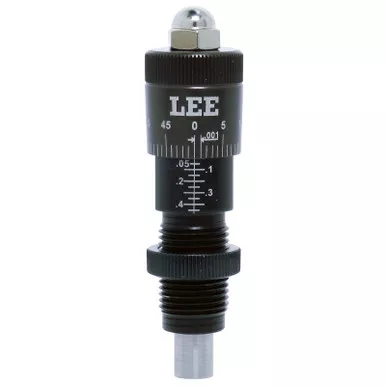 Lee Precision 92162 Micrometer Factory Crimp Adapter Black/Clear 44/45 Cal Pistol Firearm