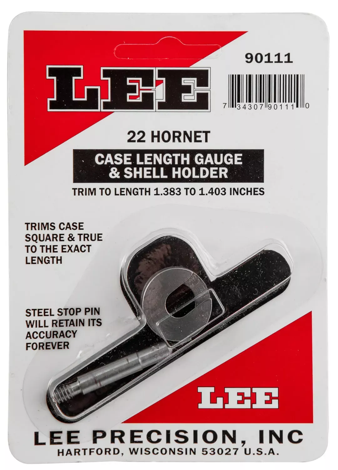 Lee Precision Case Length Gauge & Shell Holder 35 Whelen