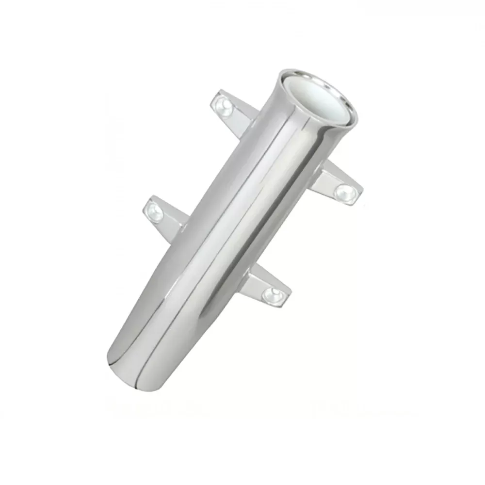 Lee’s Aluminum Side Mount Rod Holder – Tulip Style – Silver Anodize