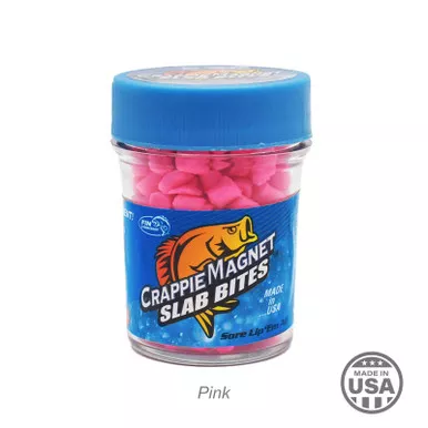 Leland Lures Crappie Magnet Slab Bites Pink