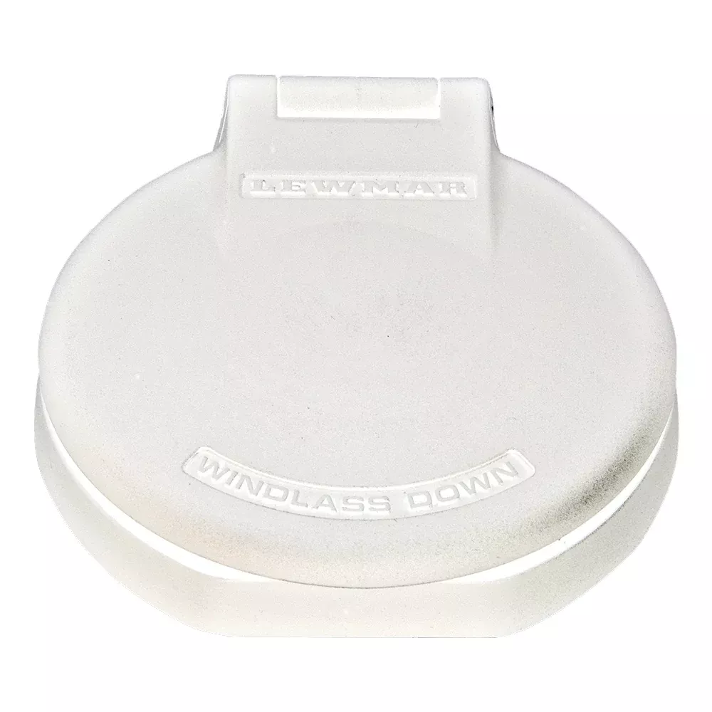Lewmar Deck Foot Switch – Windlass Down – White Plastic