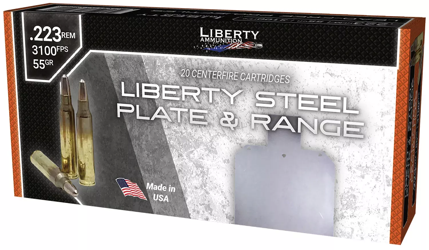 Liberty Ammunition 223 Rem Ammo 55 Grain 20 Rounds LAR223070