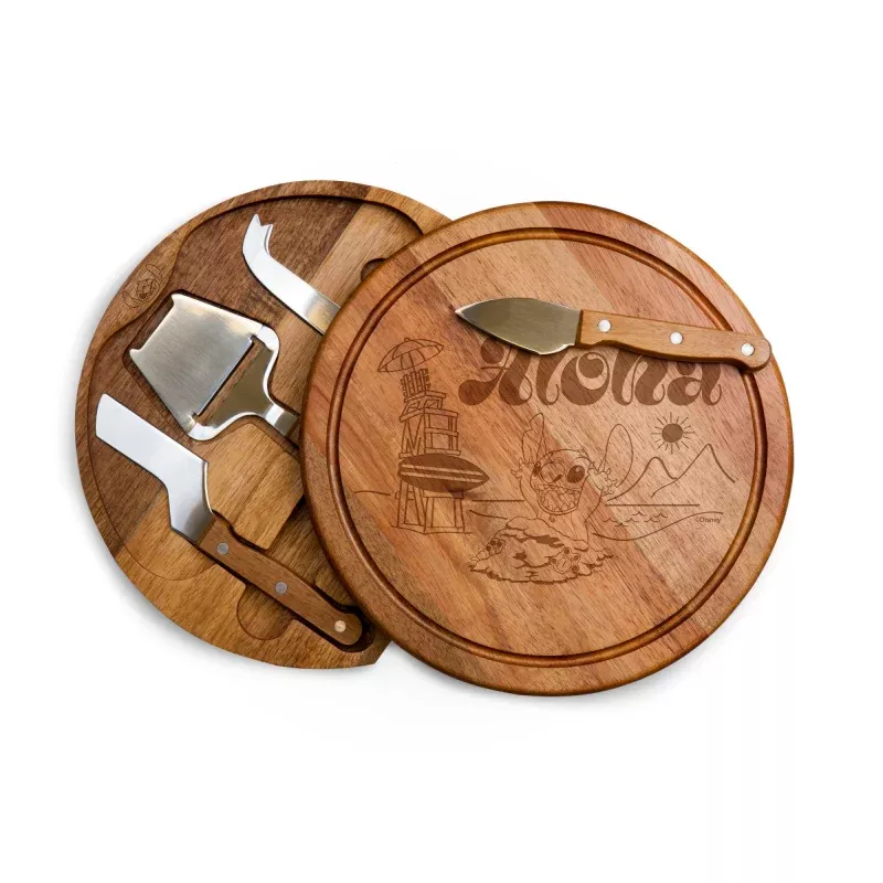 Lilo & Stitch – Acacia Circo Cheese Cutting Board & Tools Set