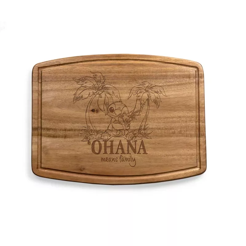 Lilo & Stitch – Ovale Acacia Cutting Board