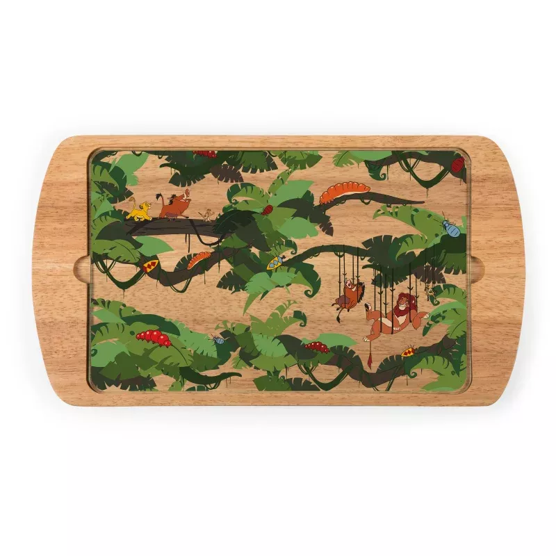 Lion King Simba, Timon, Pumbaa – Billboard Glass Top Serving Tray