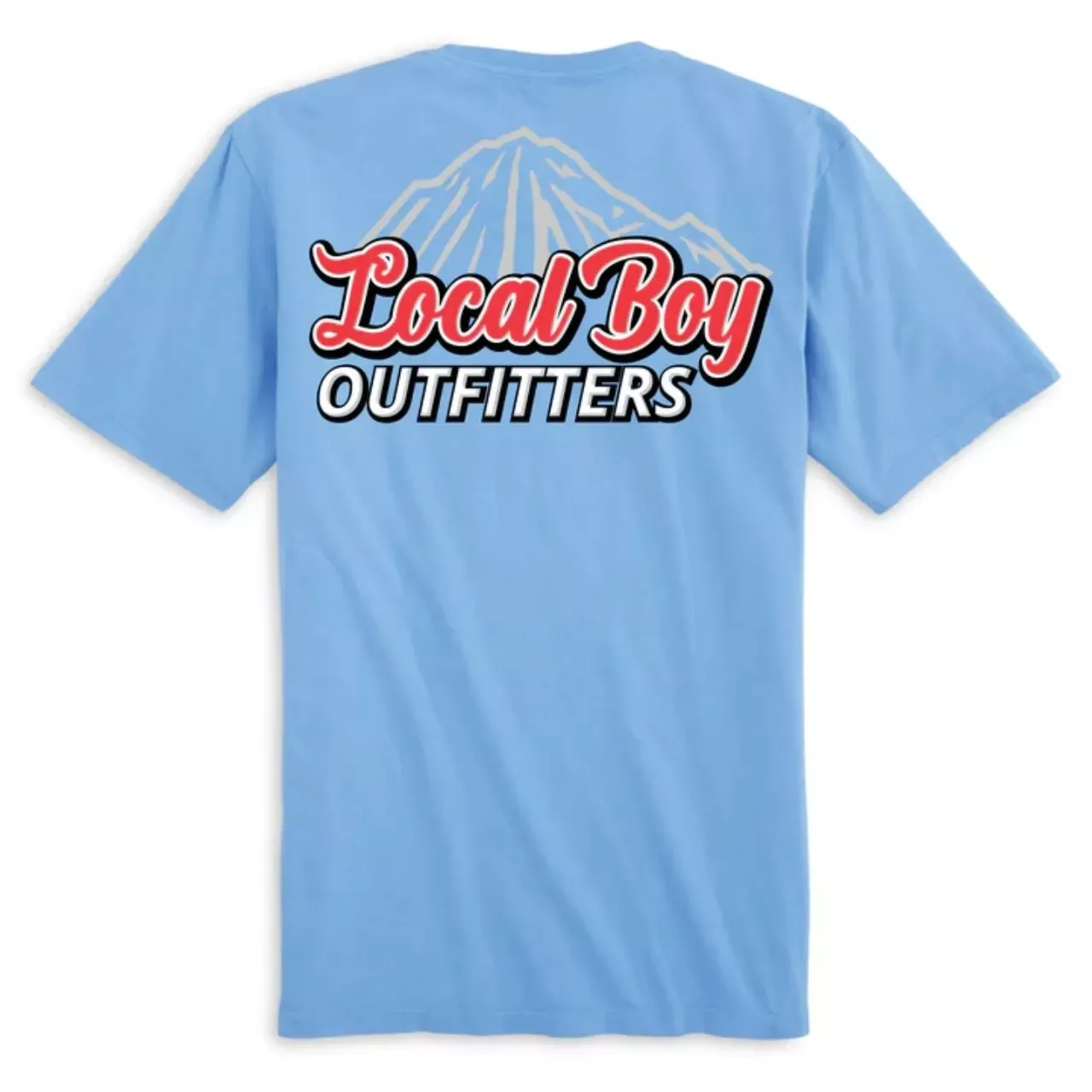 Local Boy Outfitters Men’s Coors Mountain T-Shirt- Washed Denim