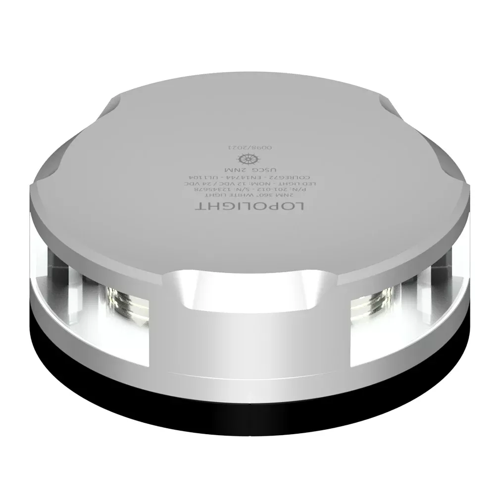 Lopolight Masthead/360-Degree Light – 3NM – Silver Housing w/FB Base