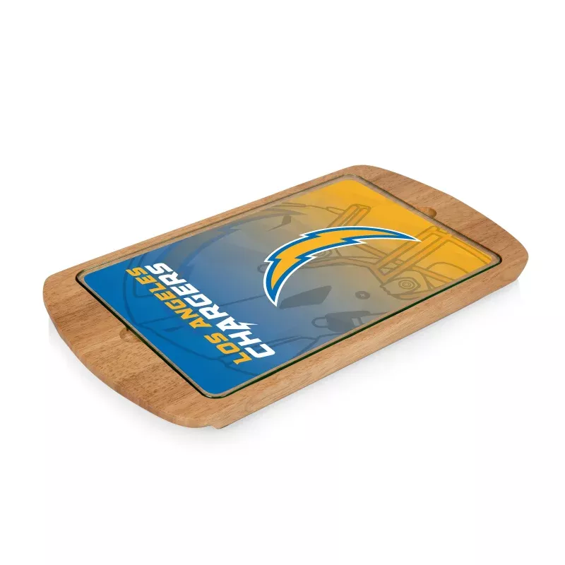 Los Angeles Chargers – Billboard Glass Top Serving Tray