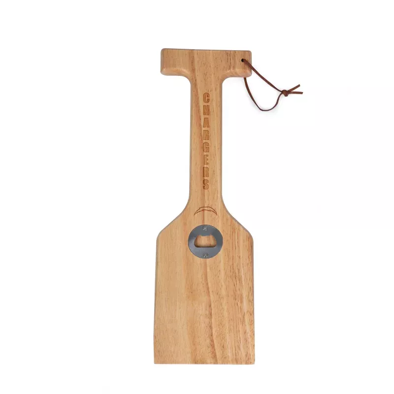 Los Angeles Chargers – Hardwood BBQ Grill Scraper with Bottle Opener