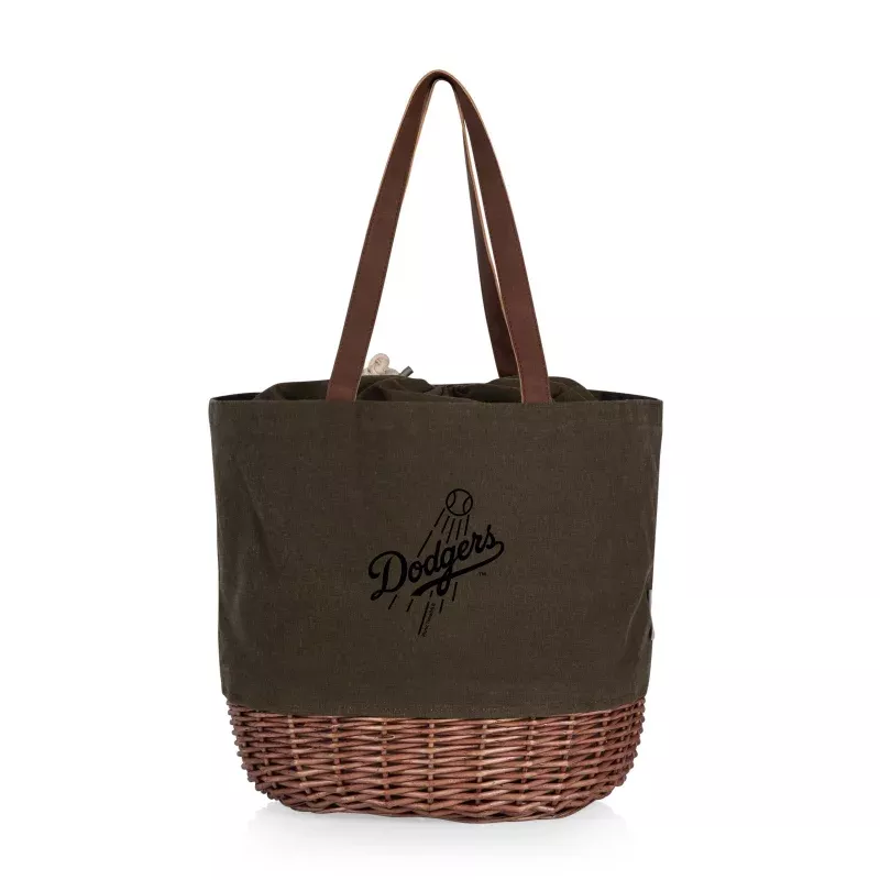 Los Angeles Dodgers – Coronado Canvas and Willow Basket Tote