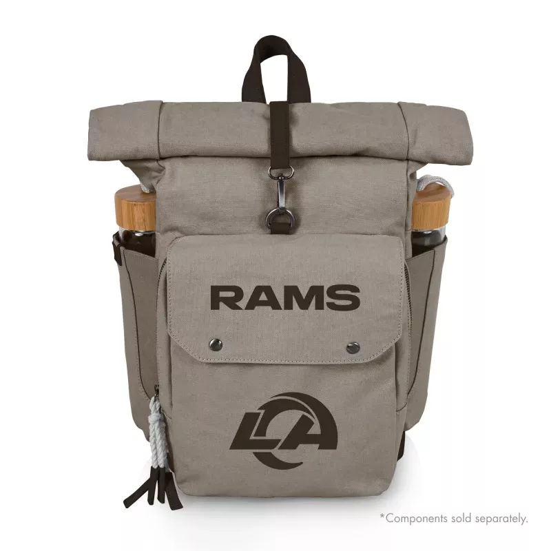 Los Angeles Rams – Carmel Roll Top Picnic Backpack Cooler