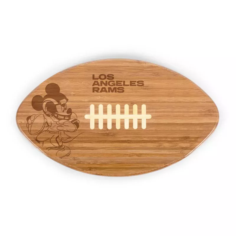 Los Angeles Rams Mickey Mouse – Touchdown! Football Cutting Board & Serving Tray