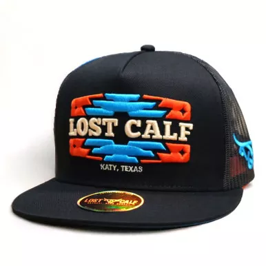 LOST CALF Men's Derby Black Flat Cap (LCF00128)