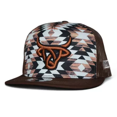 LOST CALF Rustic Brown Flat Cap (LCF00136)
