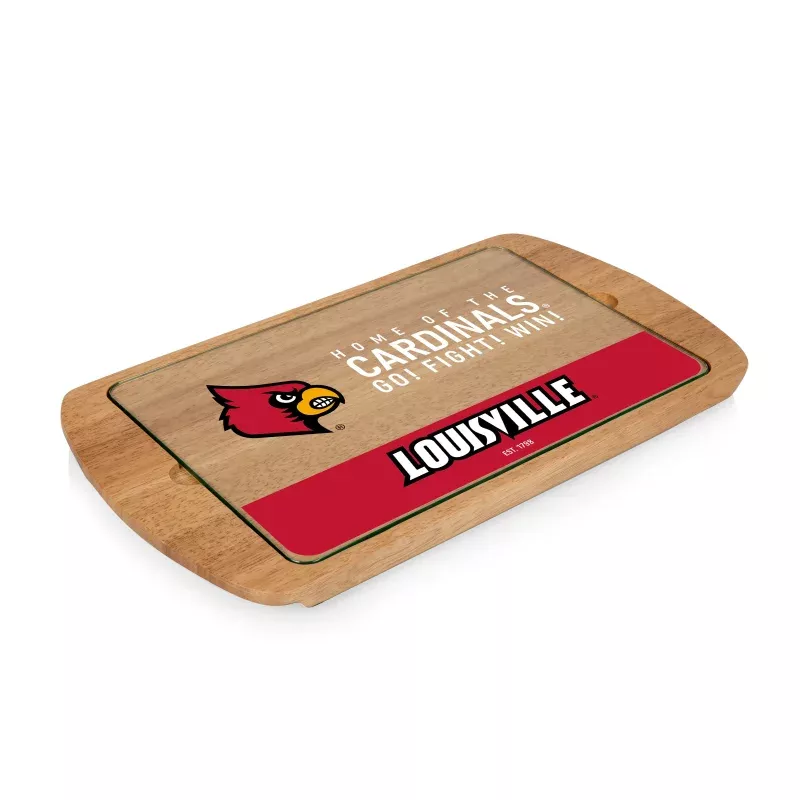 Louisville Cardinals – Billboard Glass Top Serving Tray