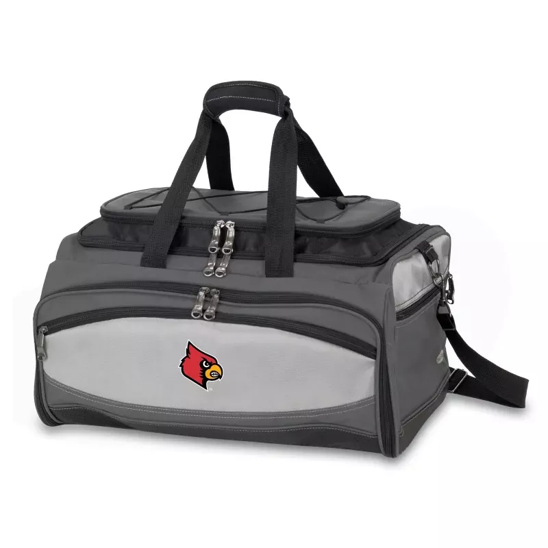 Louisville Cardinals – Buccaneer Portable Charcoal Grill & Cooler Tote