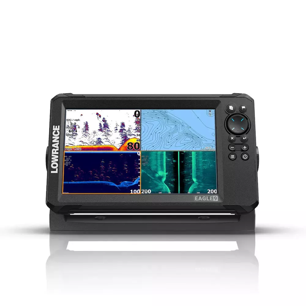 Lowrance Eagle 9" w/TripleShot HD Transducer + C-MAP