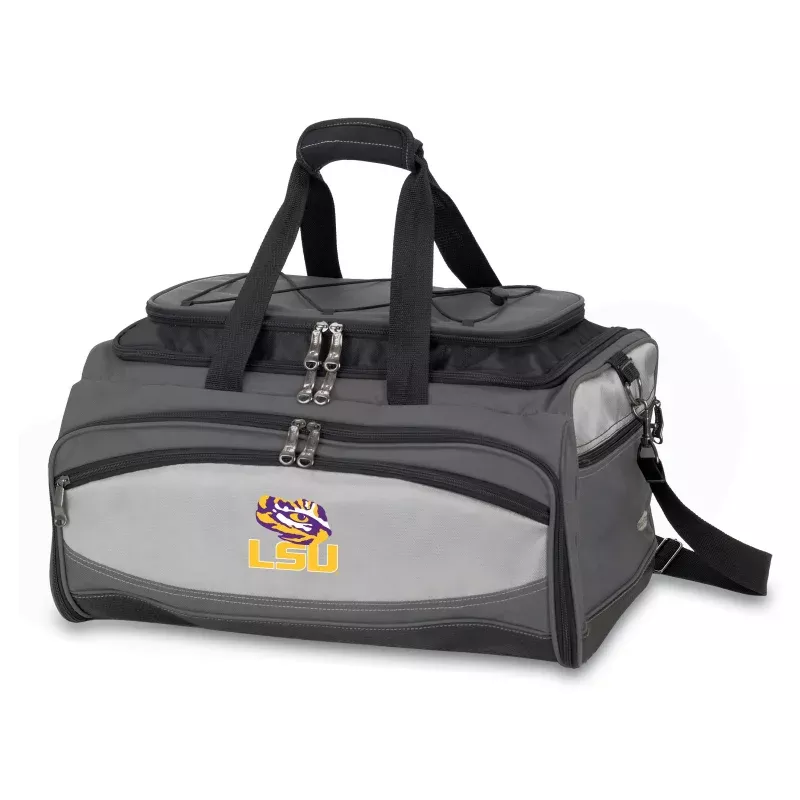 LSU Tigers – Buccaneer Portable Charcoal Grill & Cooler Tote