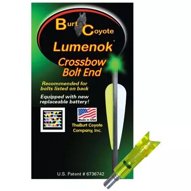 Lumenok Crossbow Nocks Moon Gold Tip, 3 Pack