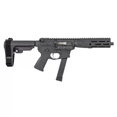 LWRC ICP9B8SBA3 IC-9 9mm Luger 8.50" 30+1 Black Nitride Threaded Barrel, Black Anodized Aluminum Picatinny Rail Receiver, SB Tactical SBA3 Brace, LWRC Ultra Combat Grip, Ambidextrous