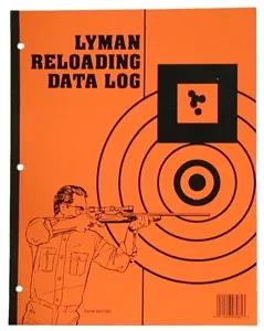 Lyman Reloader’s Log Book – 50 Pages