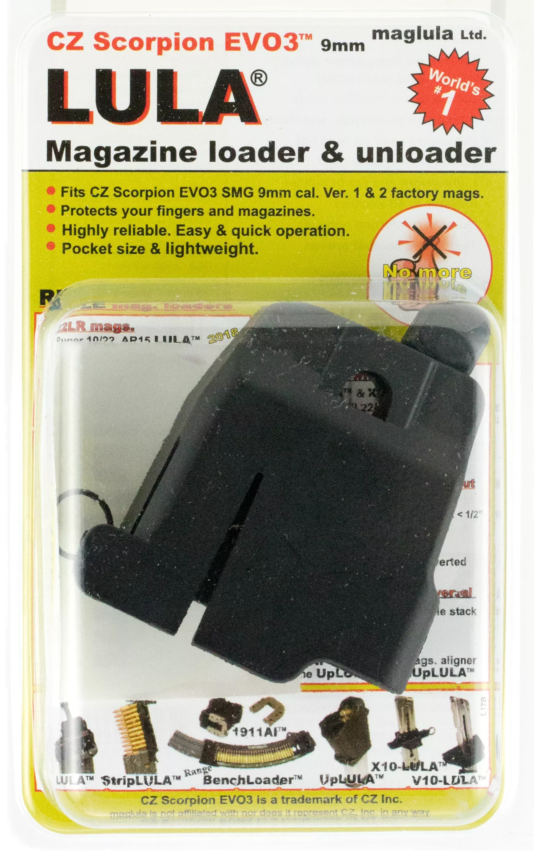 Maglula Loader For Cz Scorpion - Eva3 9mm Mags
