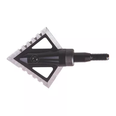 Magnus BHSR125-2 Black Hornet Ser-Razor Broadheads, 2 Blade, 125 Grain, Black, 3 Pack