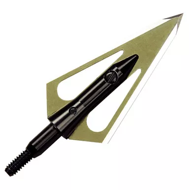 Magnus MASS150-2 Stinger Broadheads, 2 Blade, 150 Grain, Black, 3 Pack