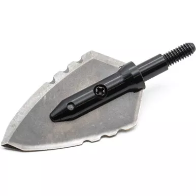 Magnus SB150BC Single Bevel Buzzcut Broadheads, 2 Blade, 150 Grain, Black, 3 Pack
