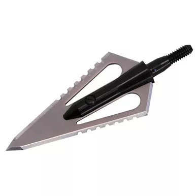 Magnus SBC125-2 Stinger Buzzcut Broadheads, 2 Blade, 125 Grain, Black, 3 Pack