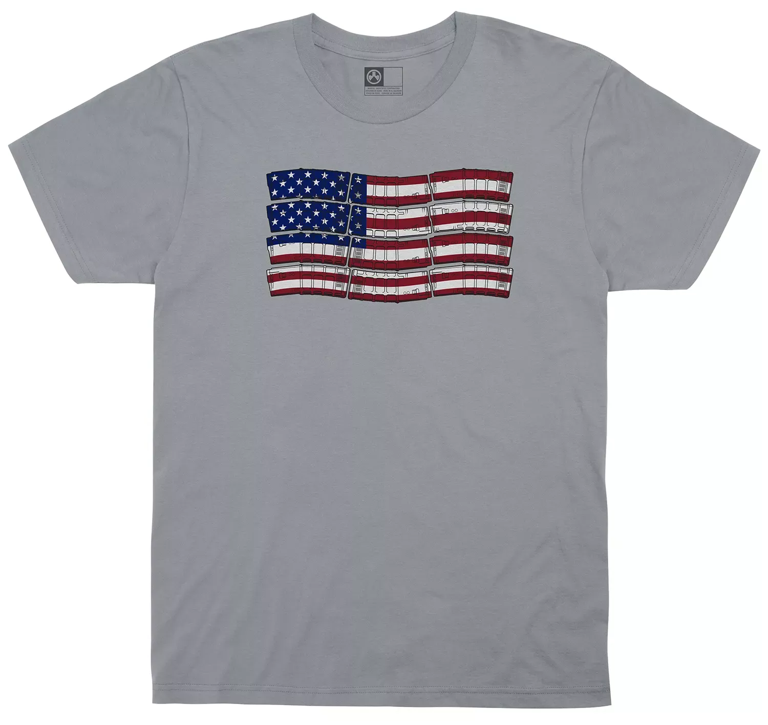 Magpul American Flag Short Sleeve Tee - Gray Small