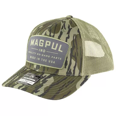 Magpul MAG1102 Go Bang Trucker Hat, Bottomland Camo