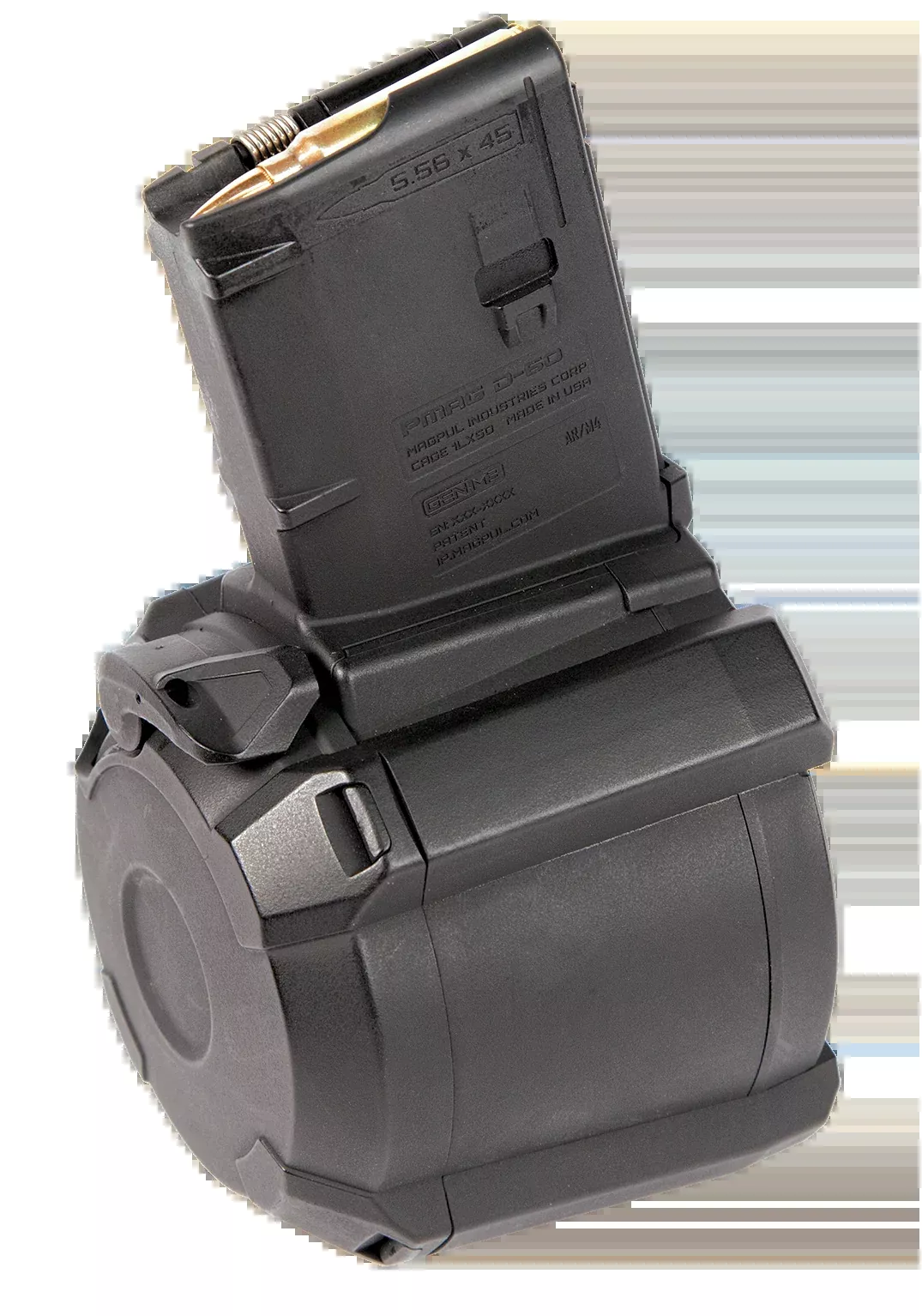 Magpul Magazine Pmag 5.56x45 - D-60 Ar/m4 60rd Drum Black