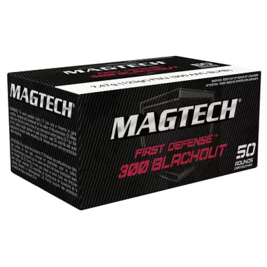 Magtech 300BLKB Tactical/Training 300Blackout 123gr Full Metal Jacket 50 Per Box/20 Case