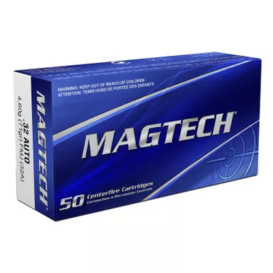 Magtech 32A Range/Training 32ACP 71gr Full Metal Jacket 50 Per Box/20 Case