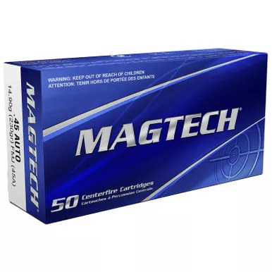 Magtech 45A Range/Training 45ACP 230gr Full Metal Jacket 50 Per Box/20 Case