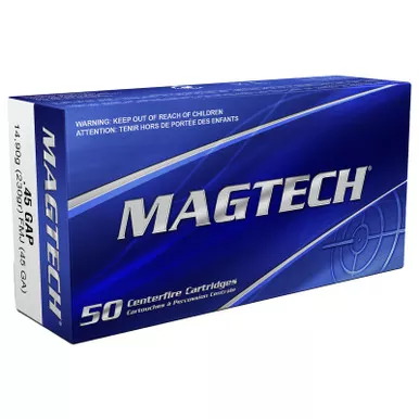 Magtech 45GA Range/Training 45GAP 230gr Full Metal Jacket 50 Per Box/20 Case