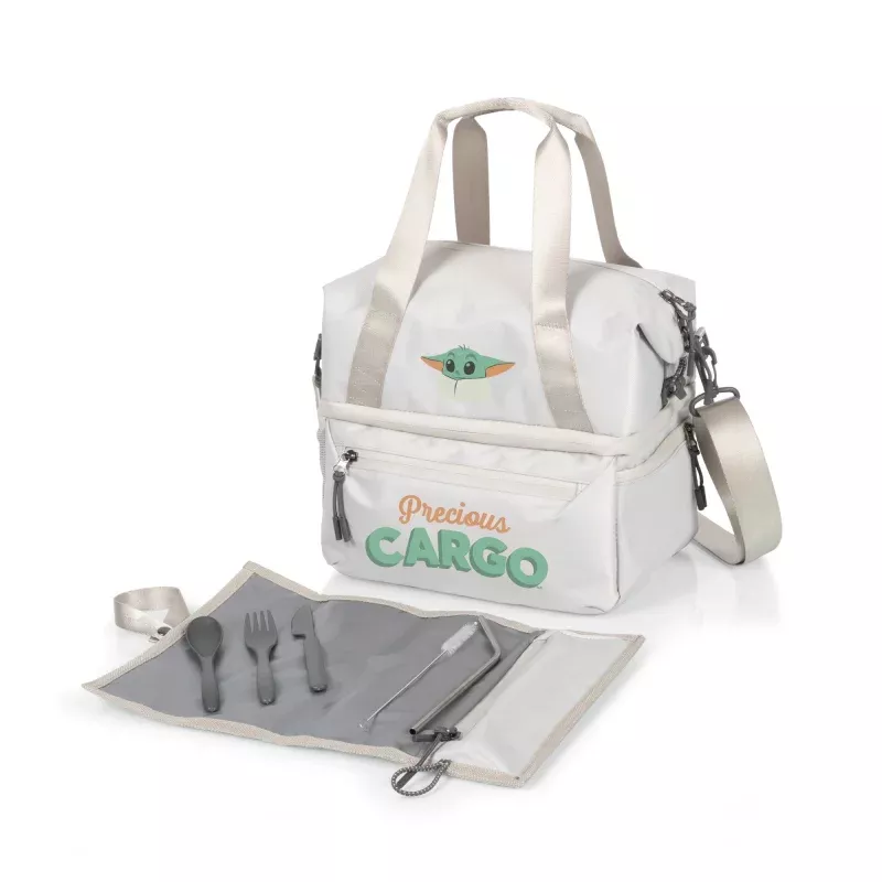 Mandalorian Grogu – Tarana Recycled Lunch Bag Cooler with Utensils