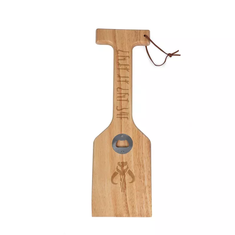 Mandalorian Mythosaur Skull – Hardwood BBQ Grill Scraper with Bottle Opener