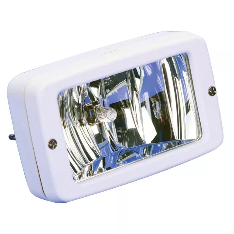 Marinco Flush Mount Halogen Deck Lamp – 12V – 55W – White