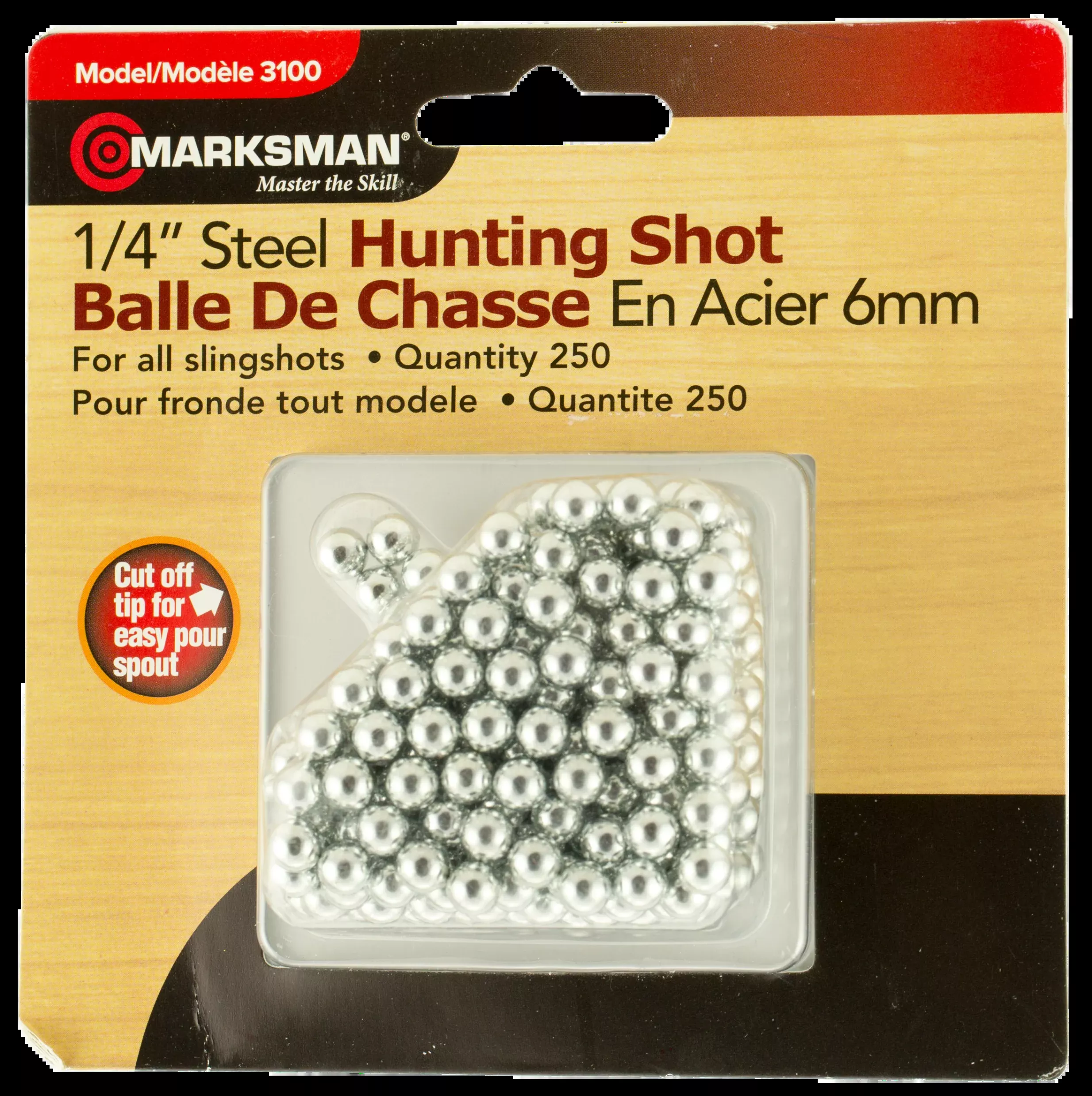 Marksman Marksman 3100, Mrk 3100 Marksman 1/4in Steel Shot 250ct