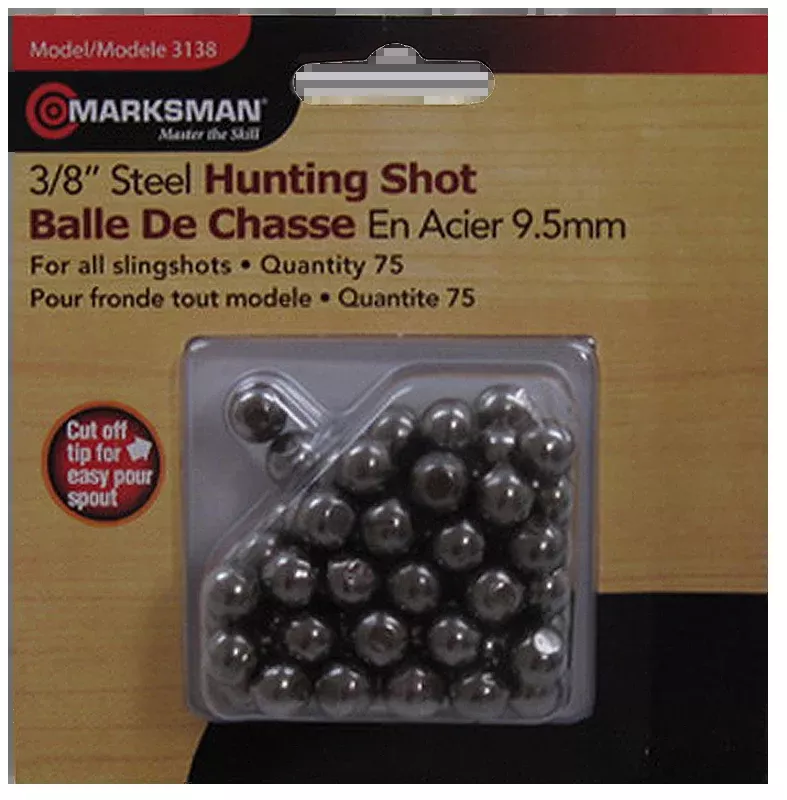 Marksman Marksman 3138, Mrk 3138 Marksman 3/8in Steel Shot75ct