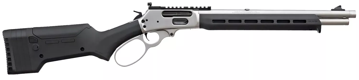 Marlin 1895 Trapper 45-70 Gov Rifle 16.17″ Satin SS and Black 70912