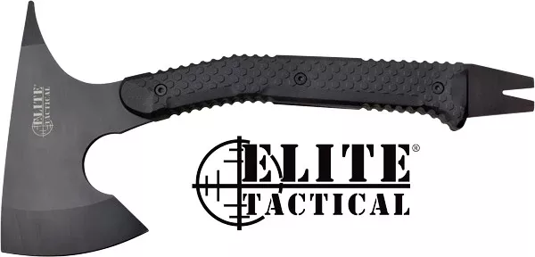 Mc Elite Tactical The Breacher – 15″ Axe W/sheath Black/ss