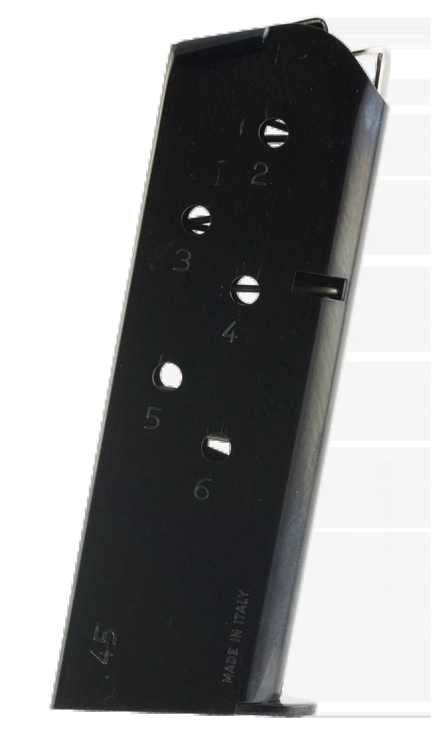 Mec-gar Magazine 1911 Officers – .45acp 6rd Blued