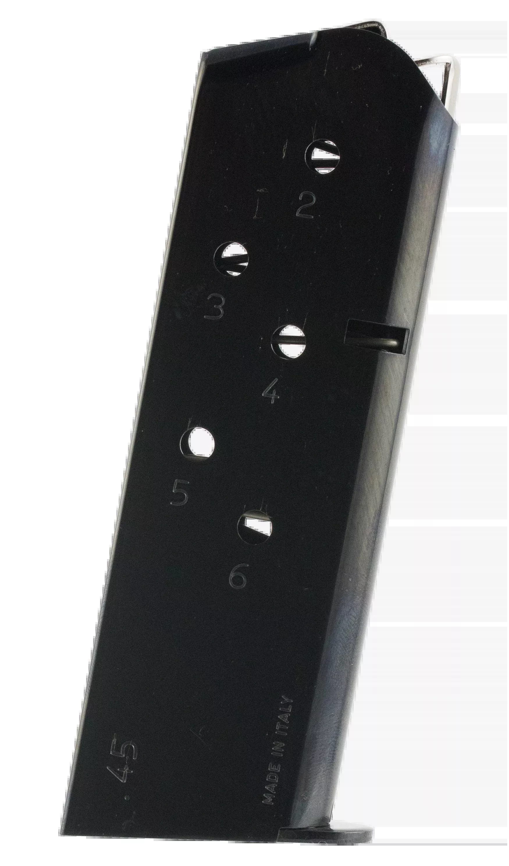 Mec-gar Magazine 1911 Officers - .45acp 6rd Blued