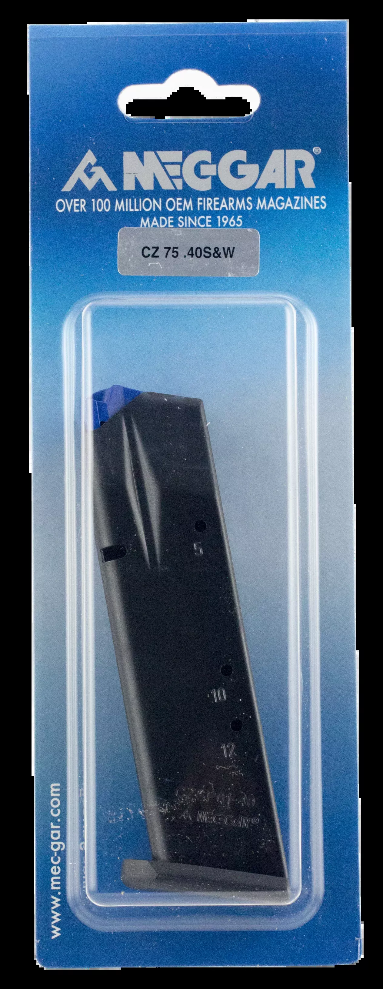 Mec-gar Magazine Cz 75b - .40s&w 12rd Afc-black