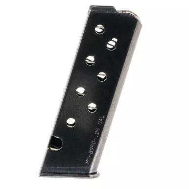 Mec-Gar MGPB95008 Beretta 8rd 25 ACP Fits Beretta 950 Jetfire, Blued Carbon Steel