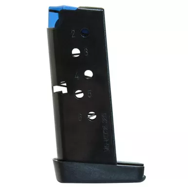 Mec-Gar MGPT7386B Taurus 6rd 380 ACP Fits Taurus PT738 TCP, Blued Carbon Steel