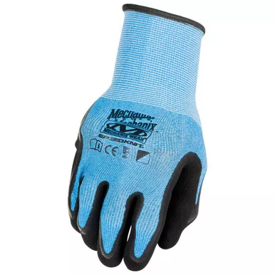 Mechanix Wear S1CB-03 SpeedKnit CoolMax Coated-Knit Work Gloves, Blue